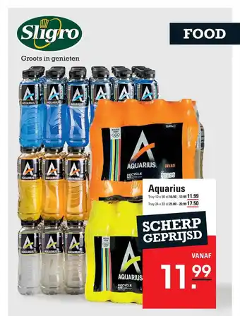 Sligro Sligro aquarius aanbieding