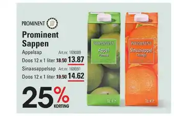 Sligro Prominent prominent sappen aanbieding