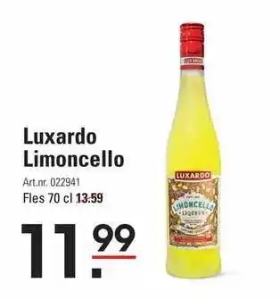 Sligro Luxardo limoncello aanbieding