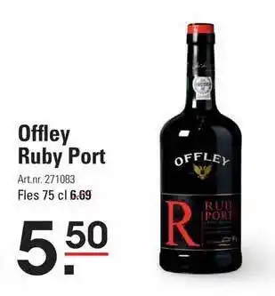 Sligro Offley ruby port aanbieding