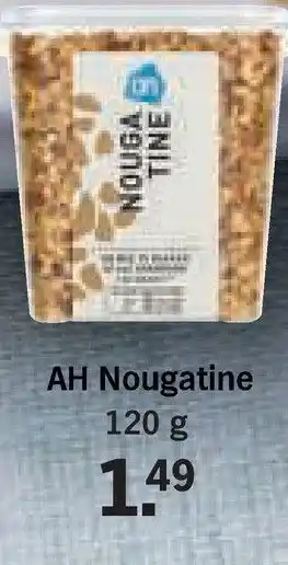 Albert Heijn Ah nougatine 120 g aanbieding