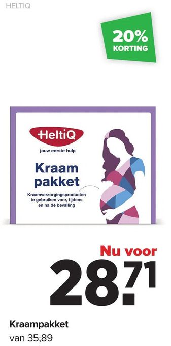 Baby-Dump Kraampakket aanbieding