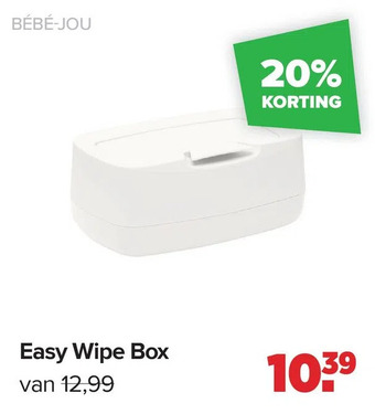 Baby-Dump Easy wipe box aanbieding