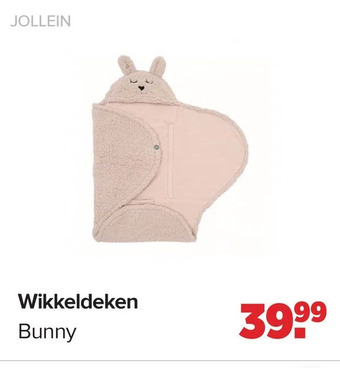 Baby-Dump Wikkeldeken bunny aanbieding