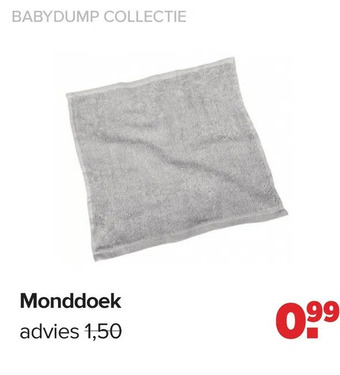 Baby-Dump Monddoek aanbieding