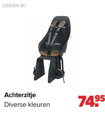 Baby-Dump Achterzitje aanbieding