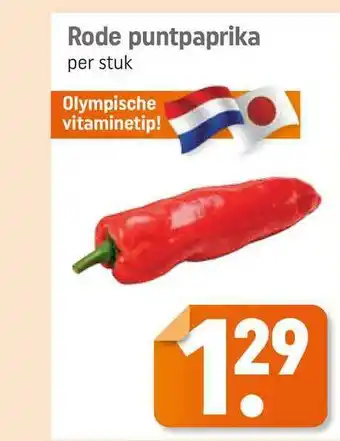 Dagwinkel Rode Puntpaprika aanbieding