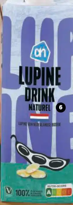 Albert Heijn Ah lupine drink naturel aanbieding