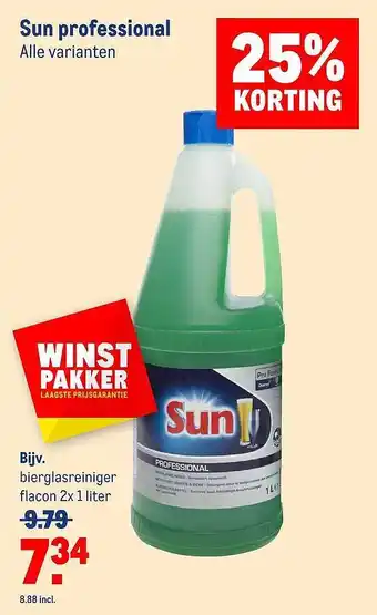 Makro Sun professional aanbieding