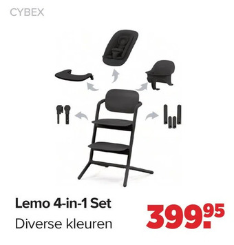 Baby-Dump Lemo 4-in-1 set aanbieding