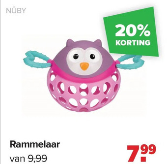 Baby-Dump Rammelaar aanbieding