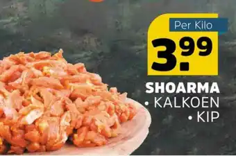 Sahan Supermarkten Shoarma Kalkoen Of Kip aanbieding