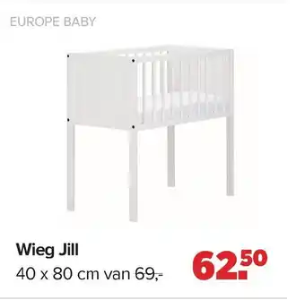 Baby-Dump Wieg Jill 40x80 cm aanbieding