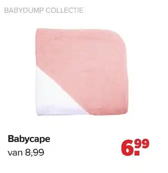 Baby-Dump Babycape aanbieding