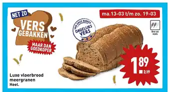 ALDI Luxe vloerbrood meergranen heel aanbieding