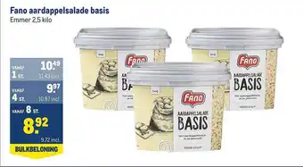 Makro Fano aardappelsalade basis aanbieding