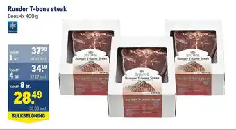 Makro Runder t-bone steak aanbieding