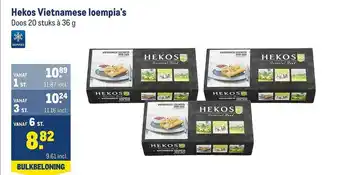 Makro Hekos vietnamese loempia's aanbieding