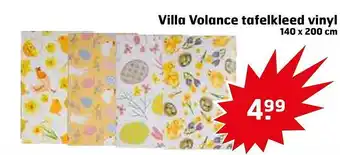 Trekpleister Villa volance tafelkleed vinyl aanbieding