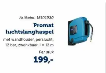 Wildkamp Promat luchtslanghaspel aanbieding