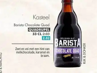 Mitra Kasteel barista chocolate quad aanbieding