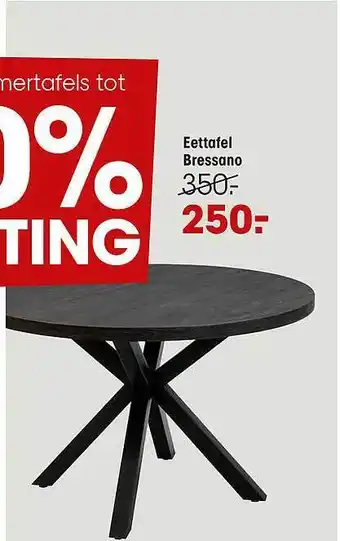 Kwantum Eettafel bressano aanbieding