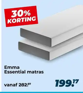 Beddenreus Emma essential matras aanbieding