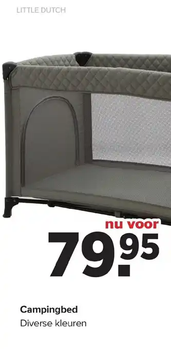 Baby-Dump Campingbed aanbieding