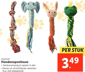 Lidl Hondenspeeltouw aanbieding