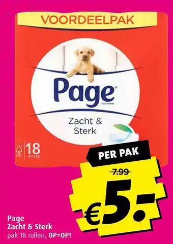 Boni Page zacht & sterk aanbieding