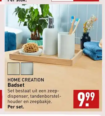 ALDI Home Creation badset aanbieding