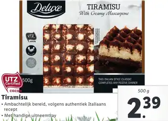 Lidl Tiramisu 500 g aanbieding