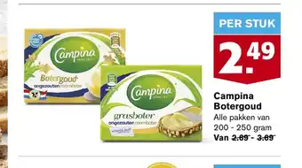 Hoogvliet Campina Botergoud 200-250 gram aanbieding