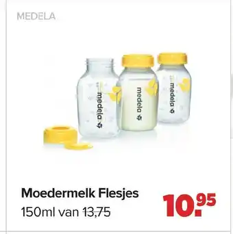 Baby-Dump Moedermelk Flesjes 150ml aanbieding