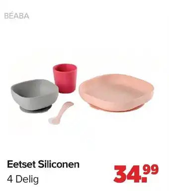 Baby-Dump Eetset Siliconen aanbieding