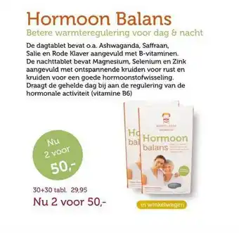 De Rode Pilaren Hormoon Balans Betere Warmteregulering Voor Dag & Nacht aanbieding