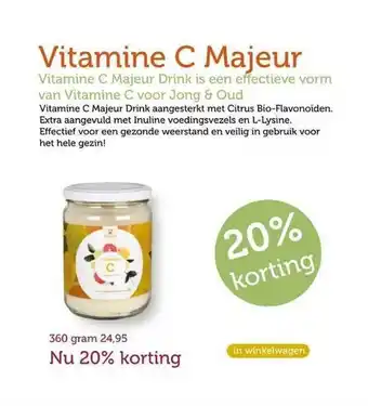 De Rode Pilaren Vitamine C Majeur 20% Korting aanbieding