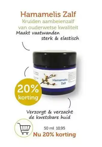 De Rode Pilaren Hamamelis Zalf Kruiden Aambeienzalf Van Ouderwetse Kwaliteit 20% Korting aanbieding