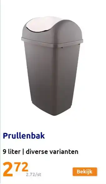 Action Prullenbak aanbieding