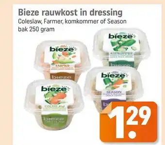 Lekker Makkelijk Bieze Rauwkost In Dressing Coleslaw, Farmer, Komkommer Of Season aanbieding