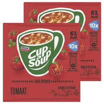 Jumbo Unox cup-a-soup tomaat 20 x 175ml aanbieding