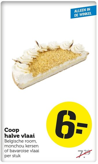 Coop Halve vlaai aanbieding