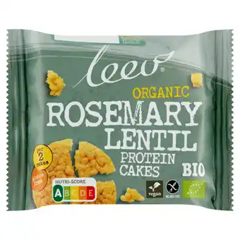 Jumbo Leev organic rosemary lentil protein cakes 3 x 2 stuks 54g aanbieding