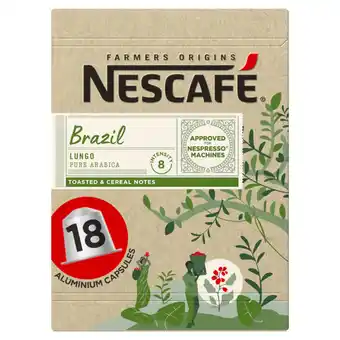 Jumbo Nescafé® farmers origins brazil lungo - 18 koffiecups aanbieding