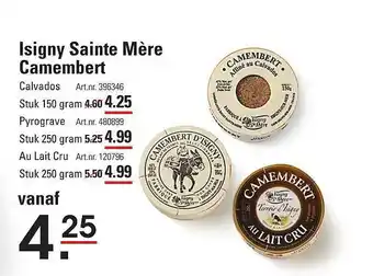 De Kweker Isigny sainte mère camembert aanbieding