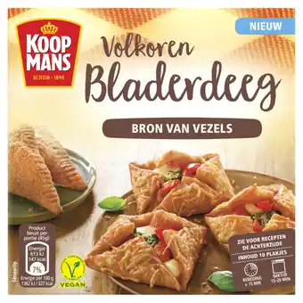 Jumbo Koopmans volkoren bladerdeeg 10 stuks 450g aanbieding