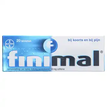 Jumbo Finimal tabletten tegen hoofd- en spierpijn, 20 stuks aanbieding