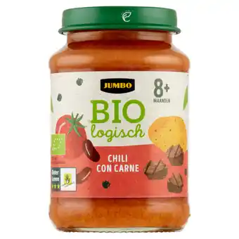 Jumbo Jumbo biologisch chili con carne 8+ maanden 190g aanbieding