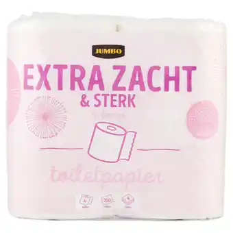 Jumbo Jumbo toiletpapier extra zacht en sterk 4-laags 4 rollen aanbieding