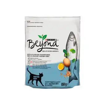 Jumbo Beyond adult brokjes met zalm & volkoren gerst kattenvoer 850g aanbieding